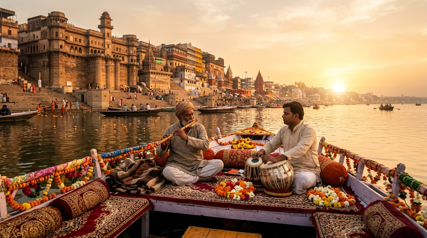 Morning Ganges Cruise with Live Classical Music