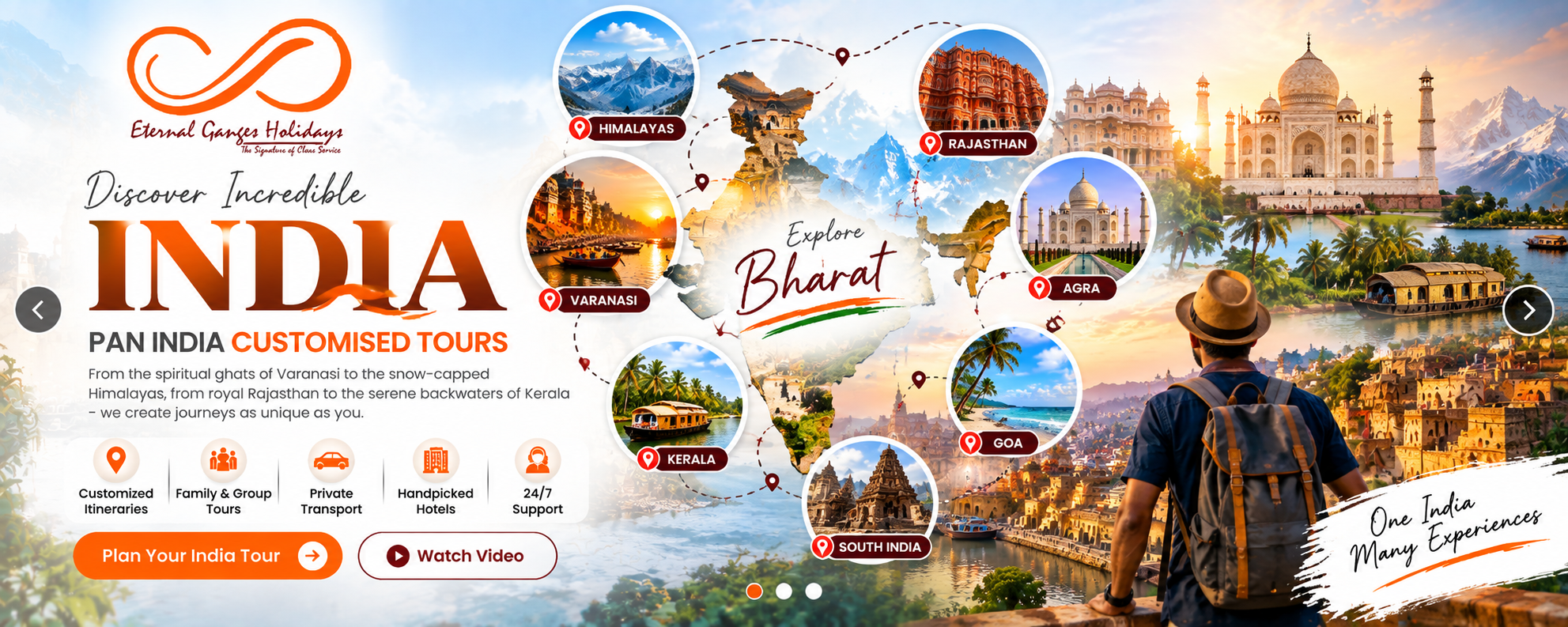 Eternal Ganges Holidays Banner