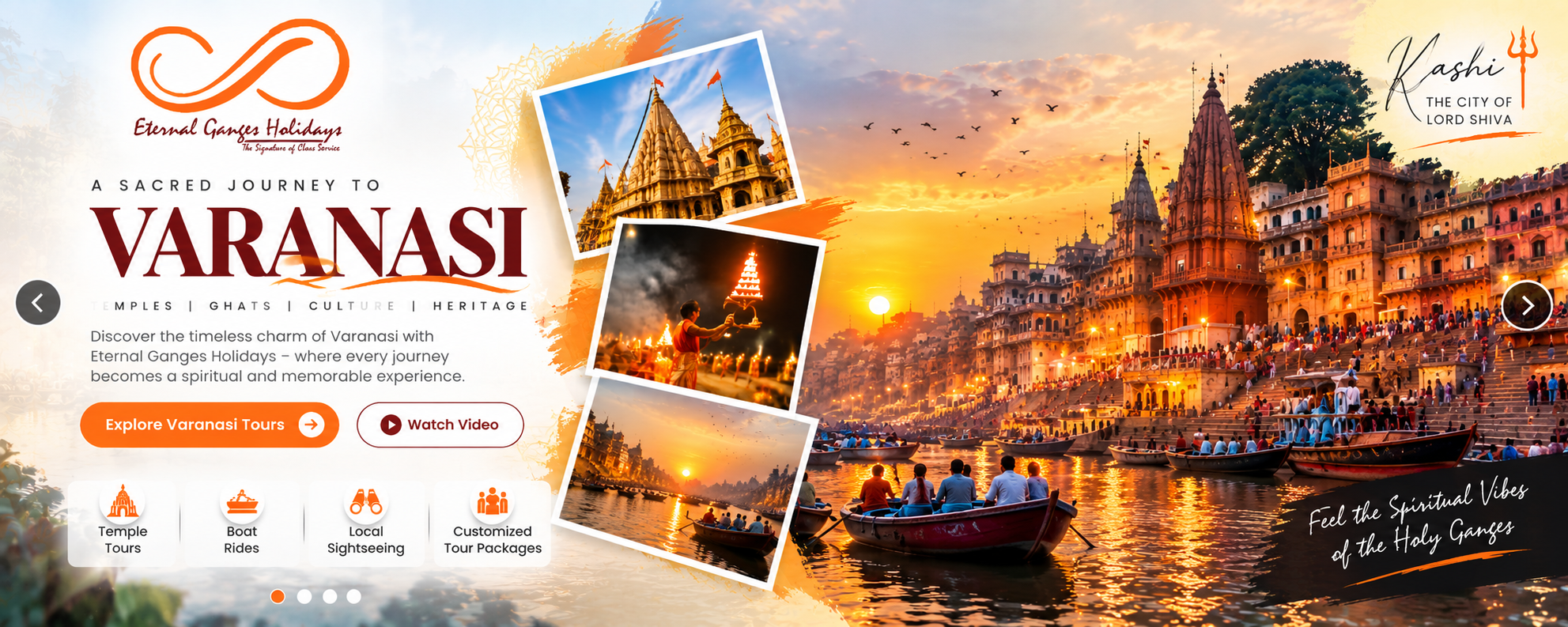 Eternal Ganges Holidays Banner