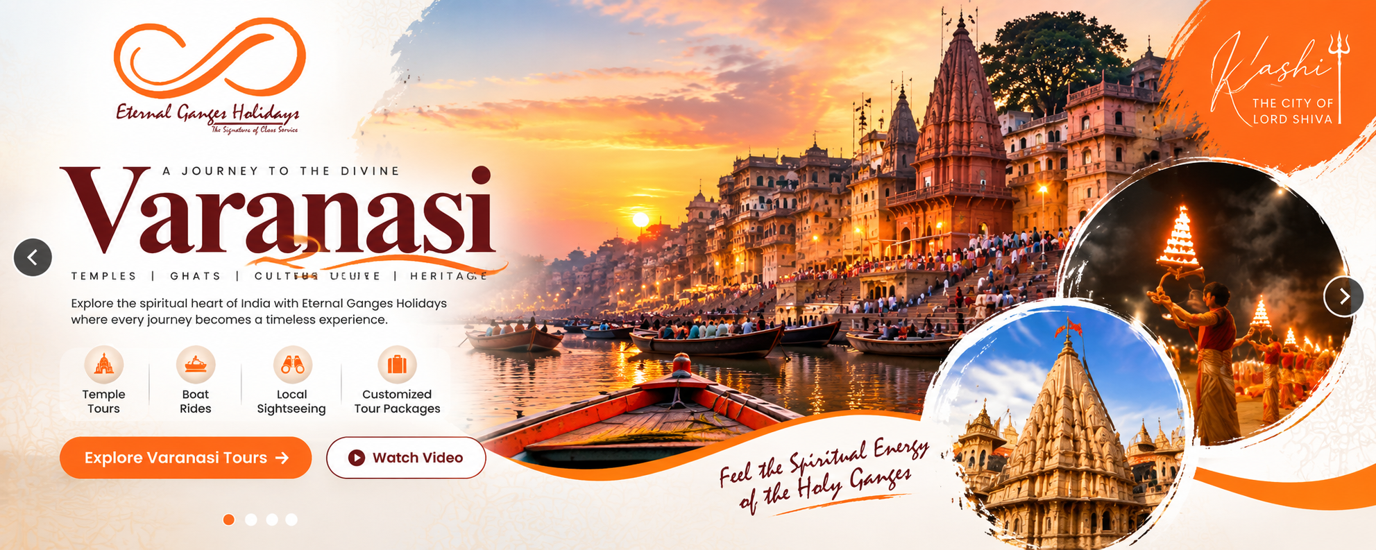 Eternal Ganges Holidays Banner