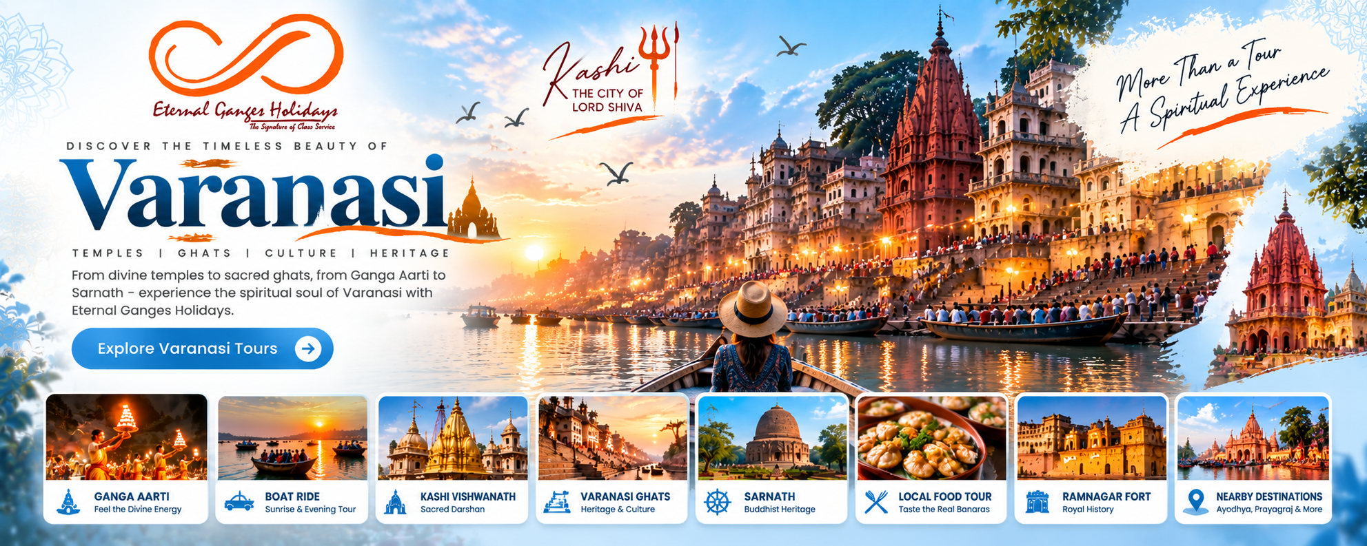 Eternal Ganges Holidays Banner
