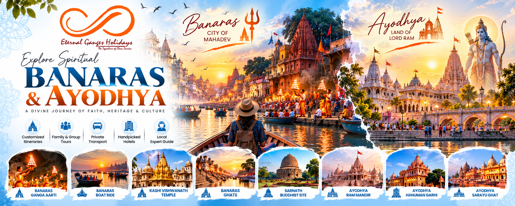 Eternal Ganges Holidays Banner