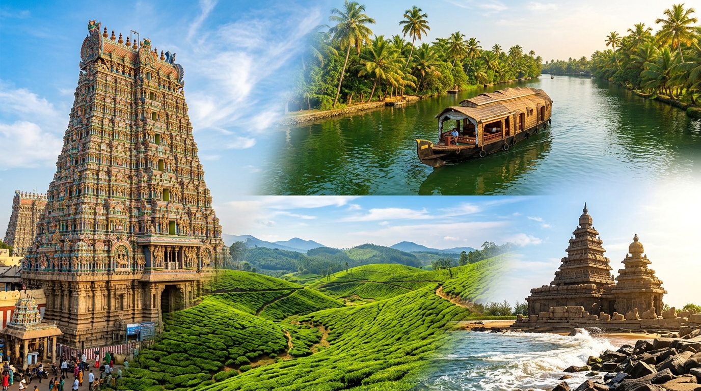 South India Highlights – 12 Nights / 13 Days