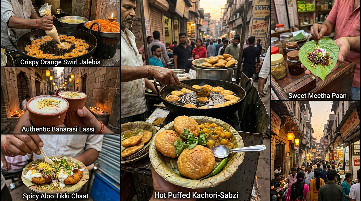 Varanasi Food Walking Tour: Taste of Kashi Old City Trail