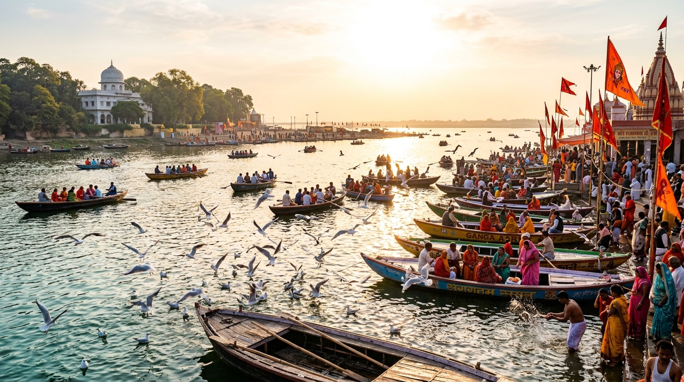 Varanasi to Prayagraj Sangam Full-Day Excursion